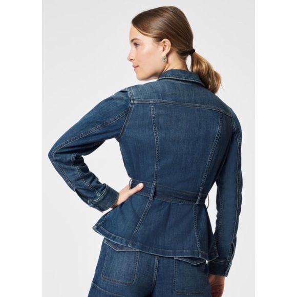 Spanx Denim Jean Jacket Size XS - Picture 13 of 16
